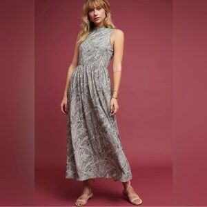 Anthro Sunday in Brooklyn Women’s Avonna Maxi Dress, Black White Size Medium